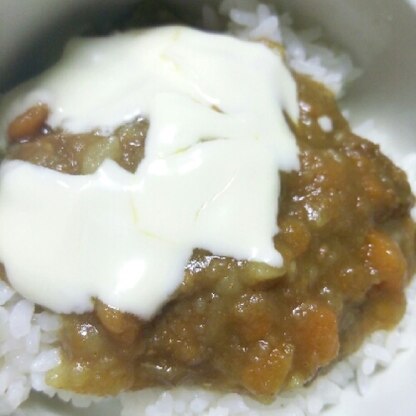 カレーの２杯目は絶対、チーズ入れちゃいますよね～。
美味しかったです。